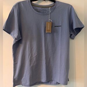 Patagonia Light Blue Crew Neck Tee